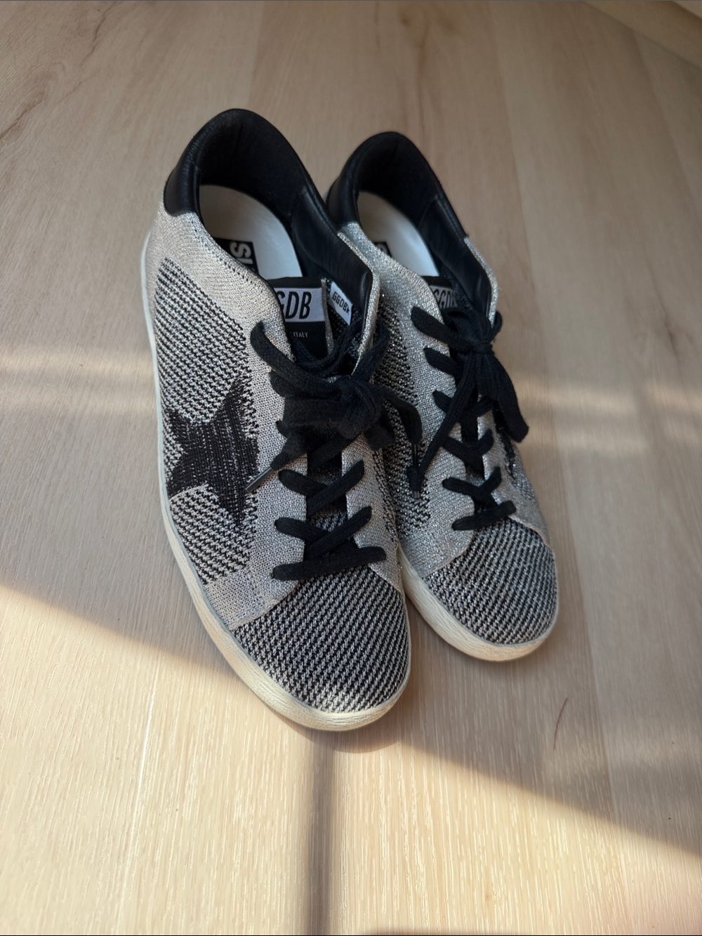 Golden goose super star knit sneaker